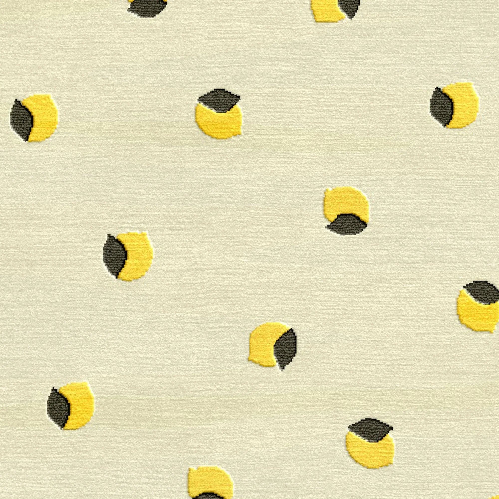 8a5a1e-8b.myshopify.com Round Ivory Spot Wool Silk Rug for Living Spaces | F-HT-019