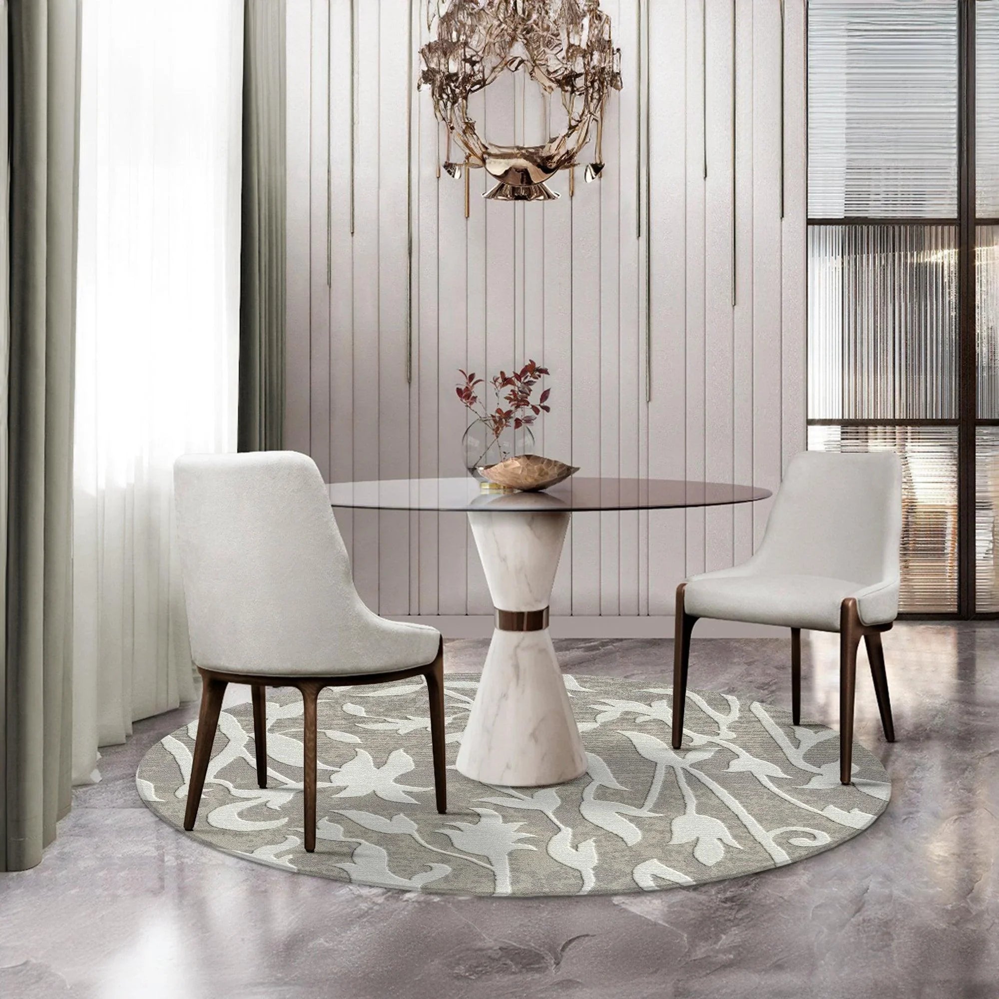 8a5a1e-8b.myshopify.com Taupe Transitional Wool Hand Tufted Carpet Rug for Living Spaces | F-HT-022