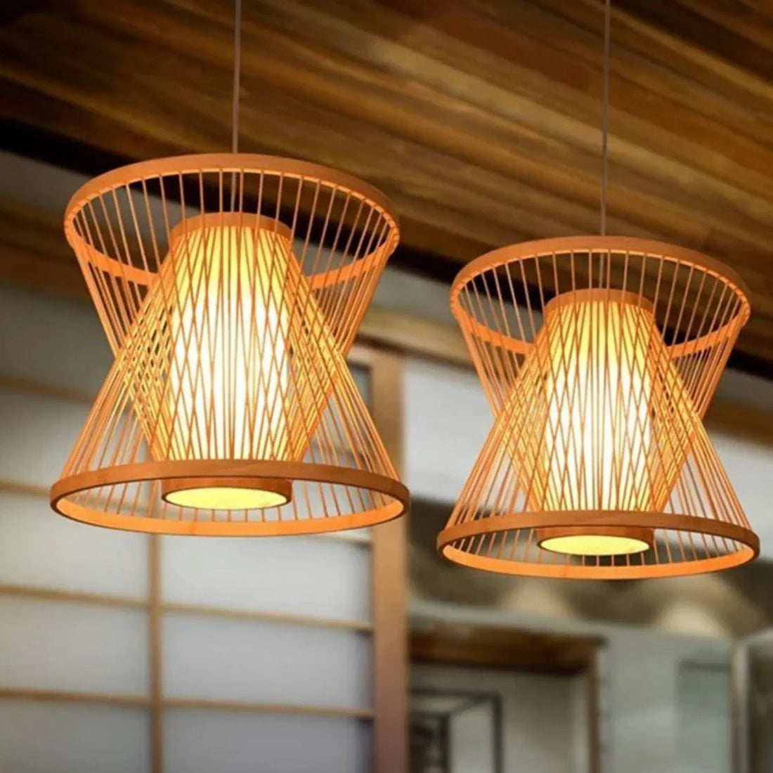 Bamboo Lamp Shades