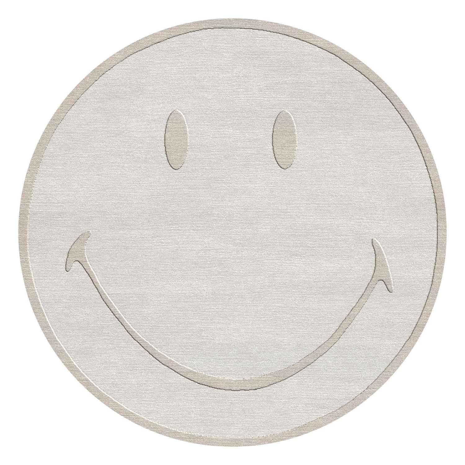 8a5a1e-8b.myshopify.com Hand Tufted Carpet Ivory Oval Smiley Wool Rug for Living Spaces | F-HT-020