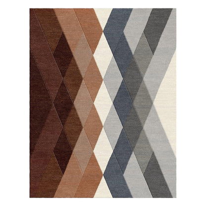 8a5a1e-8b.myshopify.com Neutral Geometric Wool Hand Tufted Carpet Rug for Living Spaces | F-HT-025