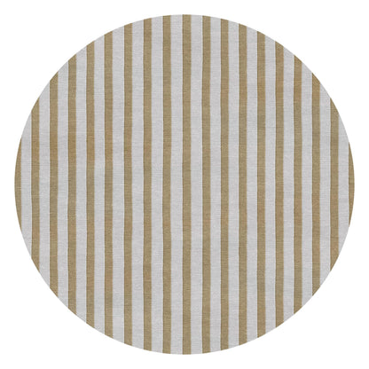 Neutral Modern Round Area Rug, Hand Tufted Carpet Rug for Living Spaces | F-HT-043