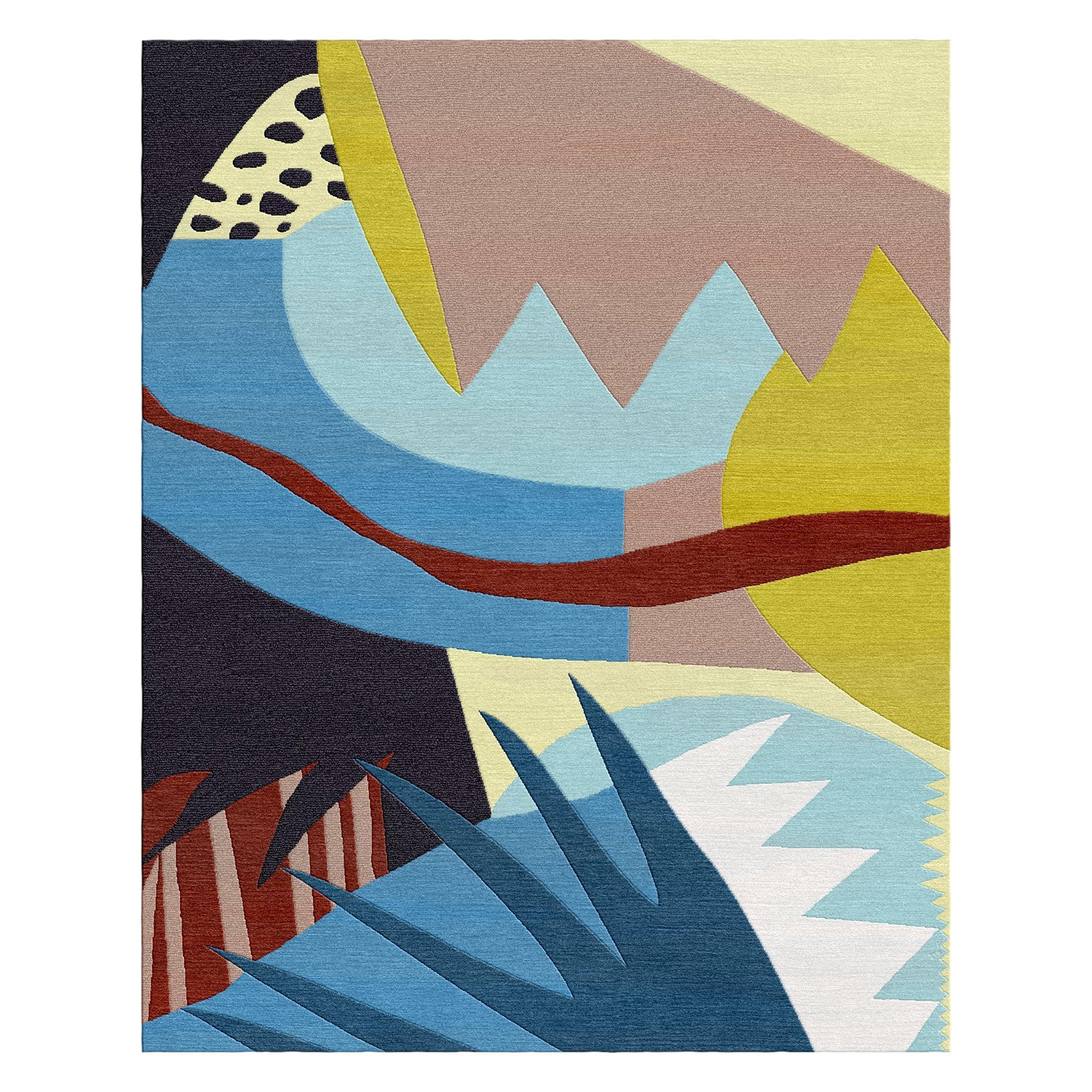 8a5a1e-8b.myshopify.com Abstract Multicolored Hand Tufted Carpet Rug for Living Spaces | F-HT-029