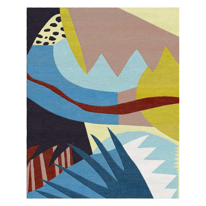 8a5a1e-8b.myshopify.com Abstract Multicolored Hand Tufted Carpet Rug for Living Spaces | F-HT-029