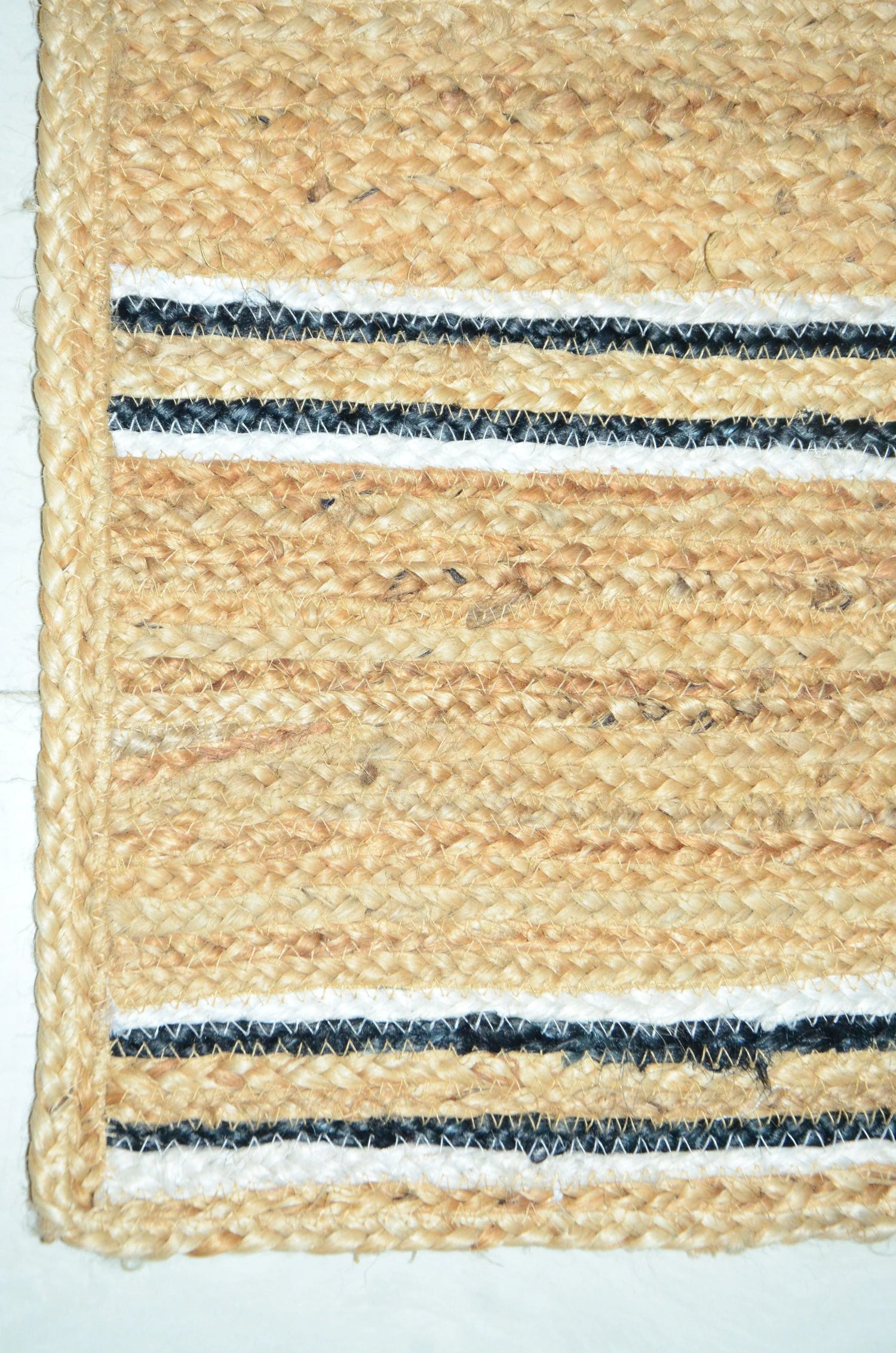 Handmade Jute Rug | Handmade Braided Jute Rug - FAROOKHT F-JU-003