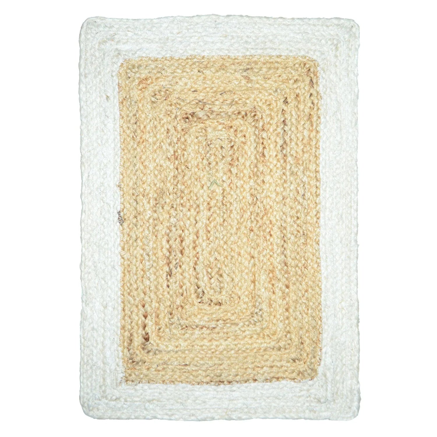 Handmade Jute Braided Rug FAROOKHT Jute Rug F-JU-004