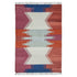 Coral Geometric Handwoven kilim Rug