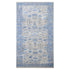 Decorative rug with floral pattern on a white background