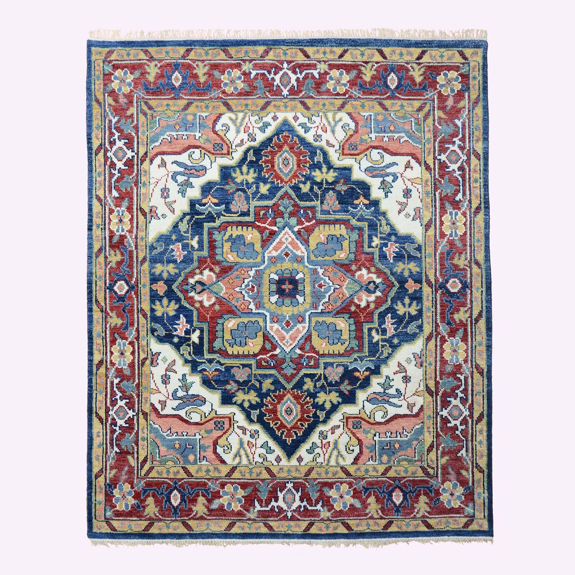 Hand-Knotted-area-carpet 