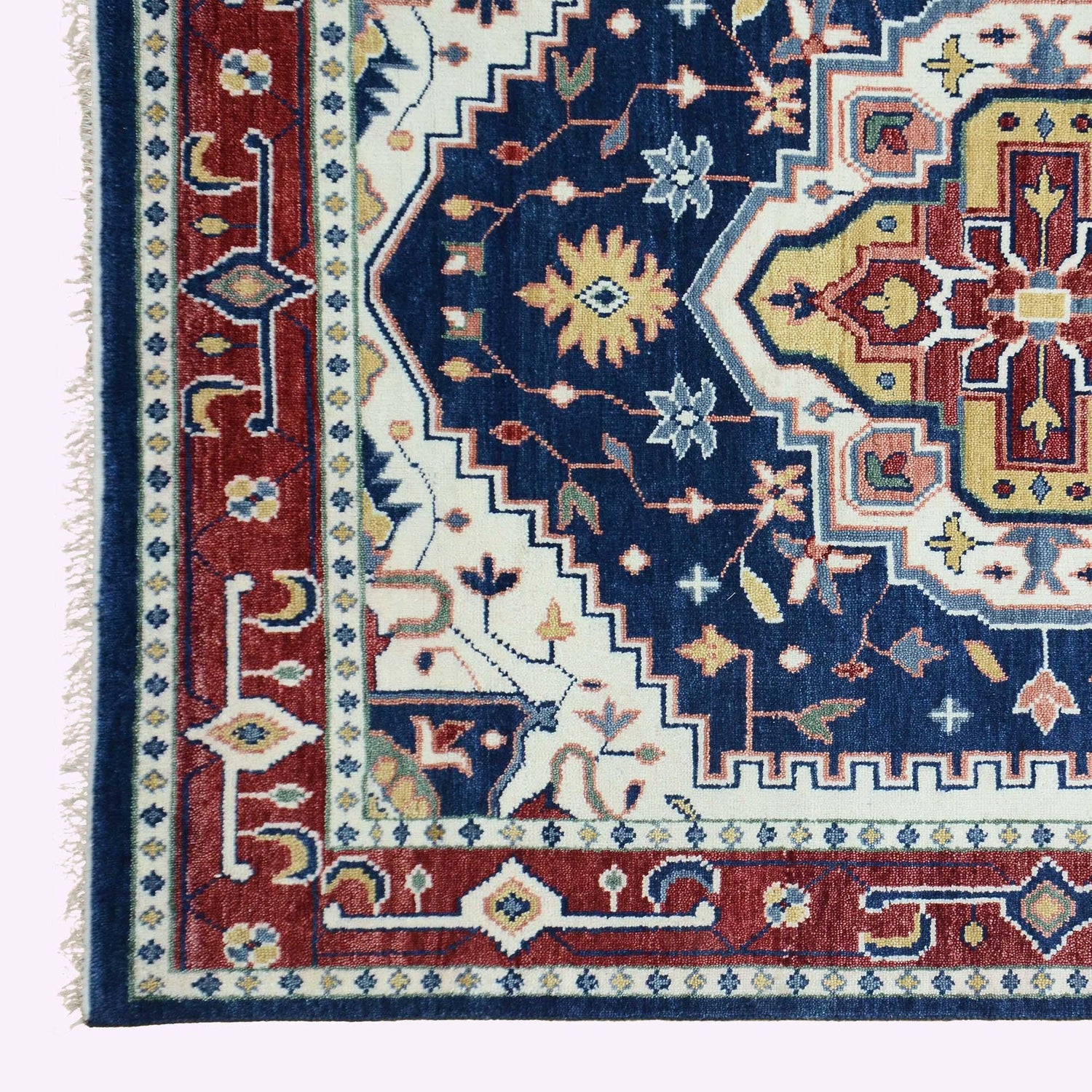 Oushak Rug -Hand-Knotted-F-HKOU-014