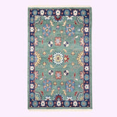 Hand Knotted Oushak Carpet and Rugs F-HKOU-001