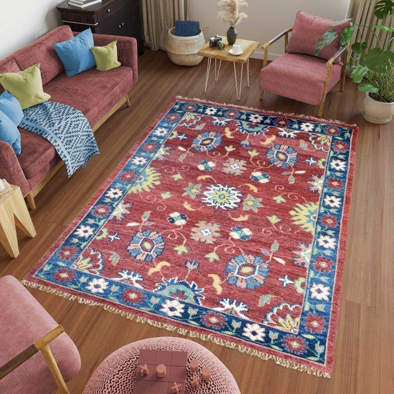 Hand Knotted Area Rugs F-HKOU-003 a