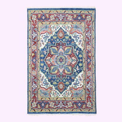 Hand Knotted Oushak Carpet and Rugs F-HKOU-010