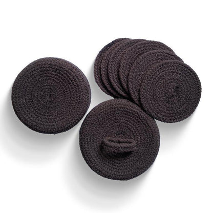 8a5a1e-8b.myshopify.com Water Hyacinth Placemats Set of 6 Jute Table Mats Farmhouse Boho Style 6x6 Inch | FPMG004