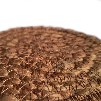 8a5a1e-8b.myshopify.com Water Hyacinth Placemats Set of 6 Jute Table Mats Farmhouse Boho Style 6x6 Inch | FPMG006