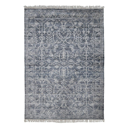 Premium Ivory Wool Area Rug | Hand-Knotted Wool Rug 6x9 ‰ÛÒ Rugs-F-HKIN-004