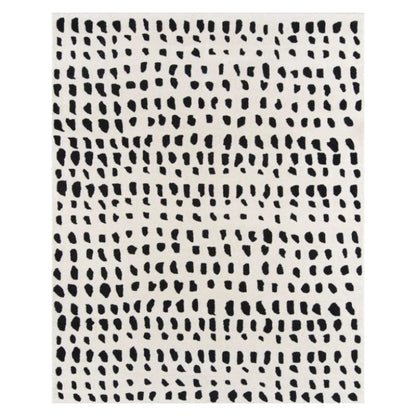 Black &amp; White Hand Tufted Carpet Rug for Living Spaces | F-HT-009 - Farookht