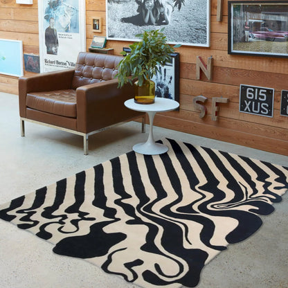 Handmade Wool Designer Carpet for Living Spaces | F-HT-011 - Farookht