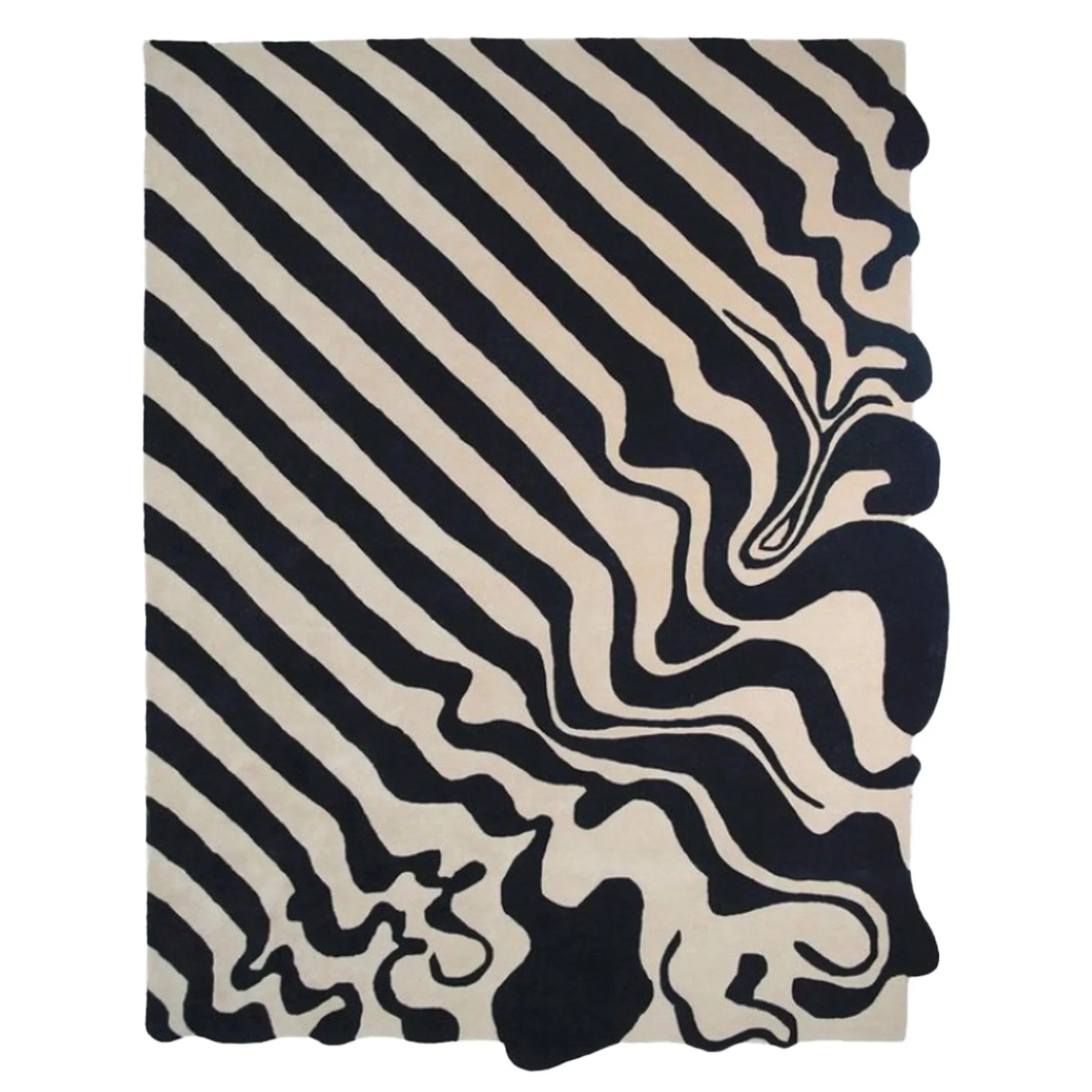 Handmade Wool Designer Carpet for Living Spaces | F-HT-011 - Farookht