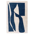 Navy Abstract Wool Hand Tufted Carpet Rug for Living Spaces | F-HT-013 - Farookht