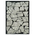 Gray Geometric Wool Silk Hand Tufted Carpet Rug for Living Spaces | F-HT-014 - Farookht