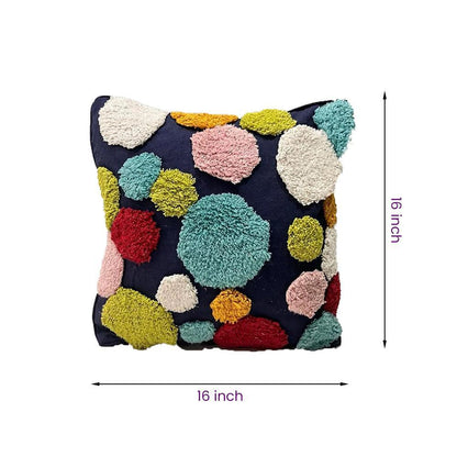 8a5a1e-8b.myshopify.com Handmade Cotton Tufted Cushion-Decorative Pillow For Sofa, Bed Or Lounge 16x16 inch | FCU0015