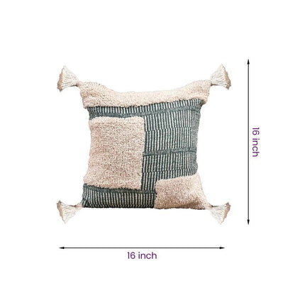 8a5a1e-8b.myshopify.com Handmade Cotton Tufted Cushion-Decorative Pillow For Sofa, Bed Or Lounge 16x16 inch | FCU0004