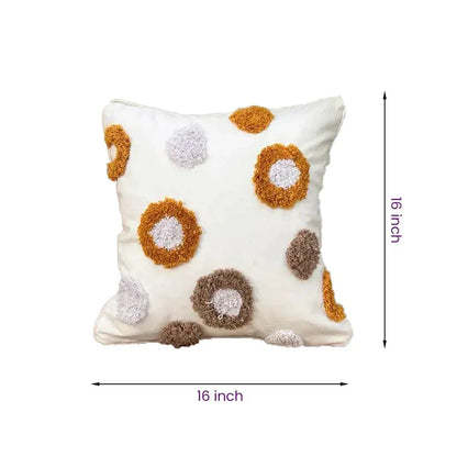 8a5a1e-8b.myshopify.com Handmade Cotton Tufted Cushion-Decorative Pillow For Sofa, Bed Or Lounge 16x16 inch | FCU0008